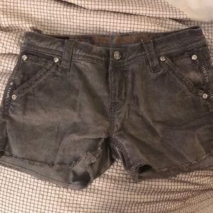 Size 28 grey rock revival shorts